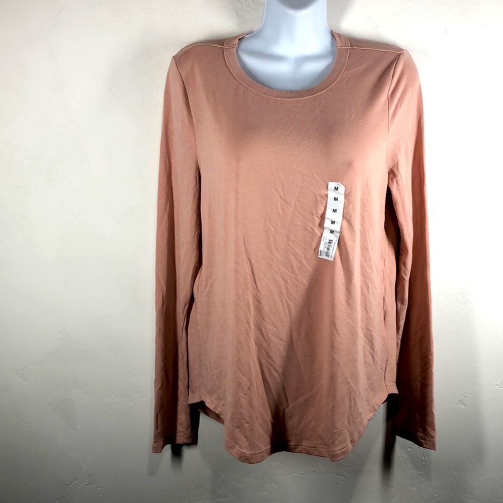 NWT Mudd light pink long sleeve top size medium